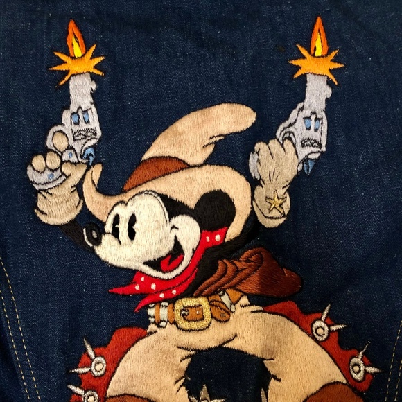 Vintage Antonio Guiseppe Mickey Full Denim Suit Pants and Jacket - Picture 4 of 11